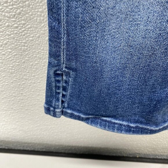 Mother Women’s The Stunner Bunny Slip Capri Jeans Size 26 Connect The Dots Blue - Picture 9 of 14